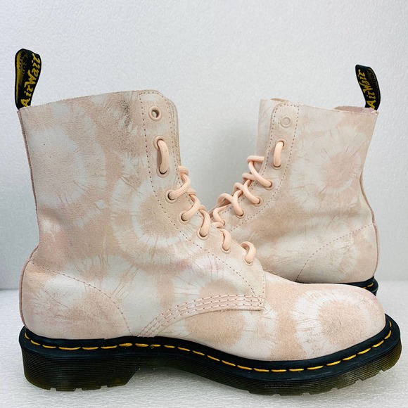 Dr. Martens 1460 Pascal Tie-Dye Suede Boots - Women's 10 - Picture 6 of 11